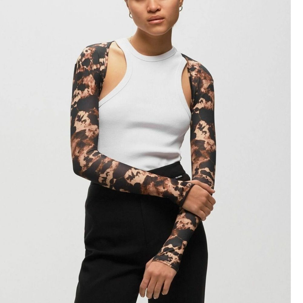 Khaos Bolero by Ksubi is made from premium stretch mesh Shrug XS